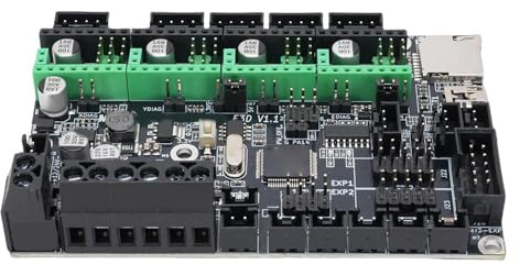 Fabater 3D -Drucker Motherboard für Ender 3 V2, Fortschrittliches Motherboard für eine Verstärkte Genauigkeit Ersatz für 3D Druckprofis