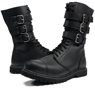 Brandit Phantom 3-Buckle Männer Boot schwarz Festival, Gothic