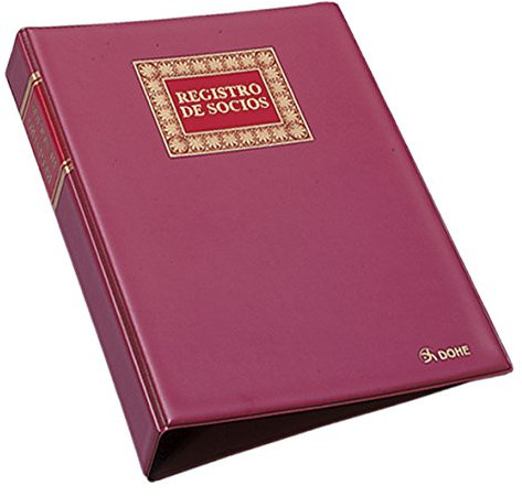 DOHE 9923 – Mitgliederverzeichnis-mit natürlichem nachfüllbar, 100 Blatt, A4