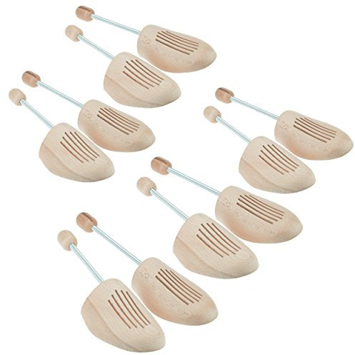 Max Basic Premium Schuhspanner Buche, by MTS shoecare (Set 5 Paar), made in Germany, Holz, EU 46-48 / UK 11-12,5 / US 13,5-15