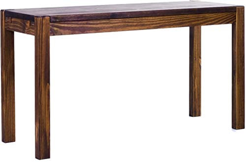 Esstisch Rio Kanto 120x80 cm Eiche antik Pinie Massivholz Größe und Farbe wählbar Esszimmertisch Küchentisch Holztisch Echtholz vorgerichtet für Ansteckplatten Tisch ausziehbar Brasilmöbel