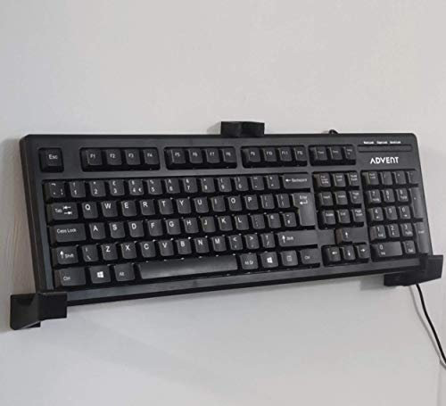 Computer Keyboard Wall brackets Wall Mounting System (Black)