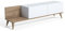 Amazon-Marke: Movian TV-Ständer Soho, Lowboard-Schrank, Mittel, Weiß-Eiche, 152 x 35 x 43 cm