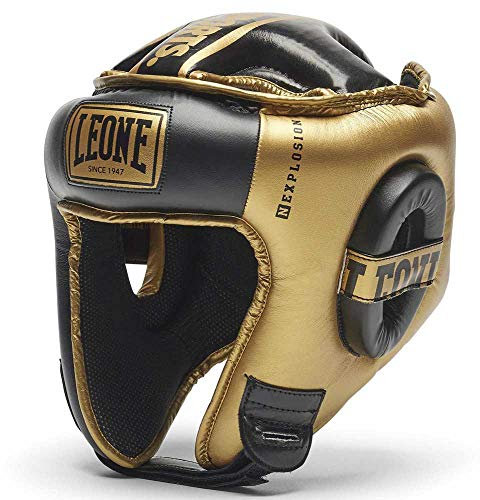 LEONE 1947 Unisex – Erwachsene Boxhelm, Gold, M