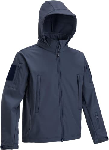 Giacca Tattica Softshell Defcon con Cappuccio Staccabile