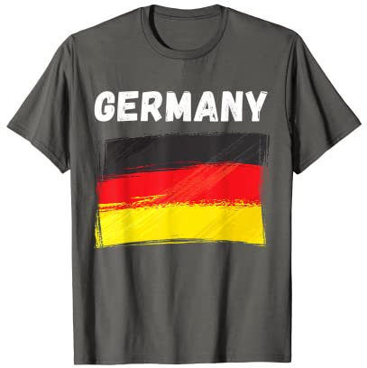 Deutschland Flagge Urlaub Vintage Grunge Deutschland Flagge T-Shirt