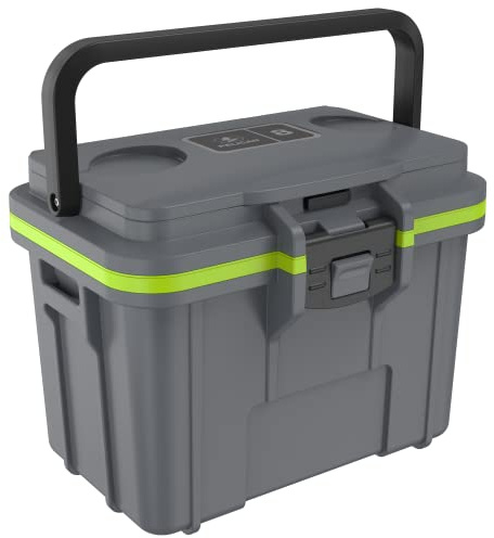 Pelican 8 Quart Personal Lunch Box Cooler (Dark Gray/Green)