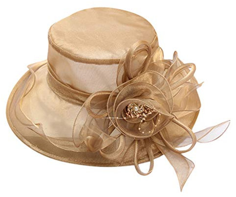 TDEOK Bonnet de fête quotidien pour femme, mariage, bibi de mariage, tee-mariée, casquettes de baseball tissus à coudre, kaki, taille unique
