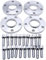 SHLPDFM 4 Stück 15mm & 20mm Spurverbreiterung Distanzscheiben Set Ø57,1 5x112mm mit 20 Stück Radschrauben M14x1,5 für TT A3 A4 A6 A8 S4 S6 S8 Volkswagen