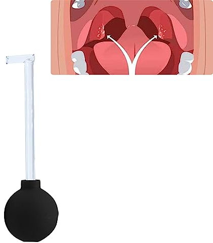 Tonsil Stone Remover Tool, Manual Style Cleaner Removal, Mouth Cleaning Oral, Mandelsauger Tonsillenstein-entferner, Mandelsteine Entfernen, Frischen Atem, Gegen Mundgeruch (Schwarz)