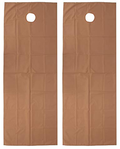 ANKROYU 2 Stück Mit Löchern, ölbeständig, Wasserdicht, Für Schönheitssalons, Bettlaken, Spa, Massagetisch, Bettlaken Mit Löchern(Tiefer Kaffee)