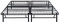PrimaSleep 35,6 cm faltbarer, robuster Metallplattform-Bettgestell/Unterbett-Aufbewahrung/bequemer Bettgestell/kein Lärm/Schwarz/Voll
