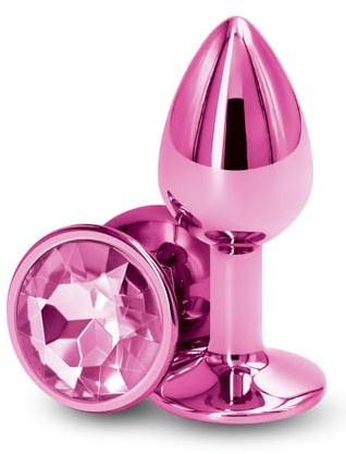 NS Novelties Rear Assets Small Pink Analplug