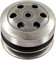 Trkimal Poulie d'embrayage arrière pour moteur GY6 49cc 50cc 80cc 139QMB complet compatible scooter cyclomoteur ATV Go Kart Taotao Roketa Sunl