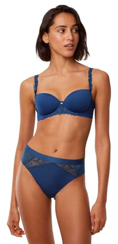 Triumph Damen Wild Azalea Florale WHP Bra, DEEP Water, 85C