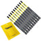 10 x SabreCut SCRSL489_10 89mm SL4 Slotted Magnetic Impact Screwdriver Driver Bits Set Single Ended Heavy Duty