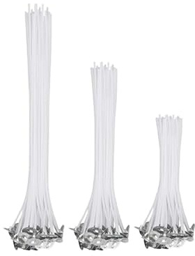 nund Kerzendochte 15cm-20cm-25cm Höhe- 50 STK. pro Beutel- aus Baumwolle