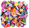 Random Different Focal Bead for Pens Bulk 100PCS Silicone Focals Mixed Cute DIY Craft Bead for Pen/Bracelet/Keychain/Necklace Students Gifts Teens Party Favors