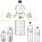 PH PandaHall Etichette per Bottiglie D'Acqua Da 30 pz, Adesivi per Bottiglie Happily Ever After Involucri Adesivi Impermeabili per Bottiglie D'Acqua per La Festa, 21.6x6.4cm