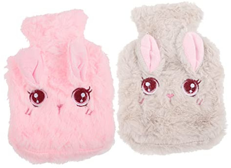 Healeved Stay Cozy 2er-pack Plüsch-wärmbeutel Hasen-handwärmer Einfach Zu Befüllen Für Langes Tragen