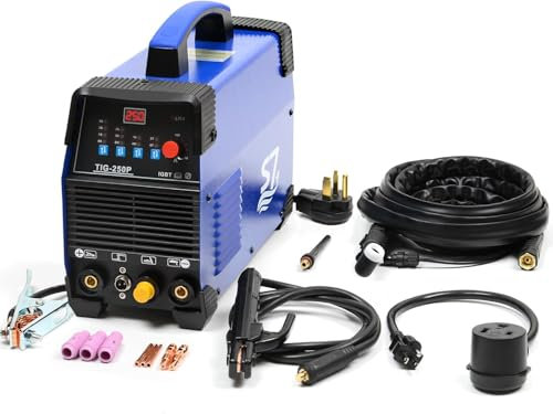 S7 Saldatore TIG 250 Amp 2T/4T 110&220V ARC/DC TIG/PULSE 3 in 1 saldatrice TIG