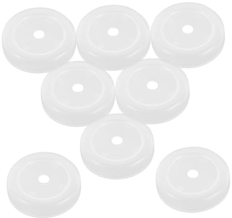 KICHOUSE 10pcs Water Dispenser Dust Cover Set Replacement Caps for Water Bottle Tap Cover Cup Lids Mug Easy to Clean Replace Plastic Bottle Tea Infuser Steeper