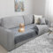 TAIKURA wasserdichte Hundedecke, Waschbare Hundedecke flauschig aus weiches Lambswool/Flanell, Beidseitig Hundedecke Katzendecke Sofaschutz für kleine, mittlere und große Hunde(Grau, 70x100 cm)