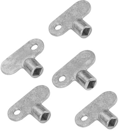 FOYTOKI 5stücke Heizkörperschlüssel Entlüftungsschlüssel Wasserhahnschlüssel -steckschlüssel Sanitärschlüssel Für Heizkörper-entlüftungsventile