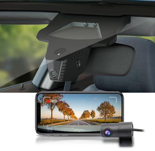 FITCAMX Dashcam Auto Vorne Hinten 2160P +1080P passend für BMW 2 Series Active Tourer U06 2023 2024 2025(HD2 D4200), OEM, 4K UHD Video WiFi, G Sensor, Loop-Aufnahme, WDR Dash Camera, 128GB Karte