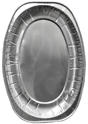 JCXIOC Plaque De Cuisson en Aluminium Lot de 20 Plats à dîner en Aluminium for Service de Table, for Barbecue, banquets pour La Cuisson