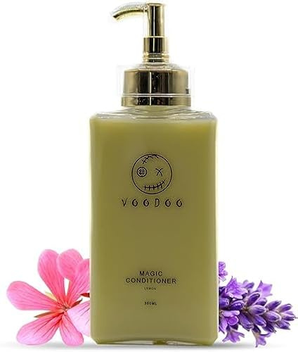 Voodoo Magic Deep Conditioner | Shea Butter & Vegan Keratin for Silky, Smooth Hair | Intense Hydration, Breakage Control (Lemon- 300ml)- Pack of 1