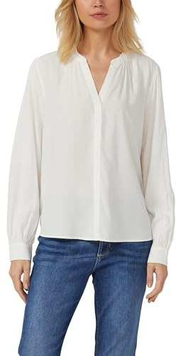 s.Oliver Weiche Viskose-Bluse mit Raffung