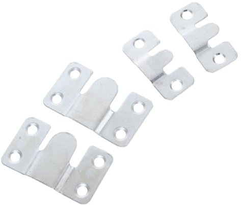 Tofficu 4 pezzi Supporti Muro Intercambiabili per Ganci Scomparsa per Installazione Nascosta Robusti e Adatti Pesanti Facili da Montare su Tipi