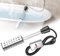 YUYQAQ Portable Pool Heater for Above Ground Pools & Hot Tubs, 2500W Portable Electric Water Heater with Thermostat, Immersion Instant Hot Bathtub Heater for 10ft Pools, Paddling Pools