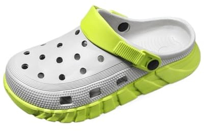 Dazengzeng Shower Shoes, Couple EVA Beach Slippers - Lightweight Travel Sandals for Men & Women(White,6.5 UK)
