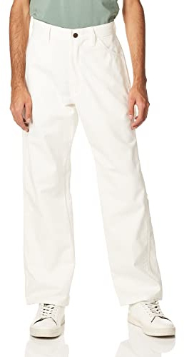 Dickies Pantalones de Pintor de Corte Holgado Jeans, Jardín Blanco/Opulento, 46W x 32L para Hombre