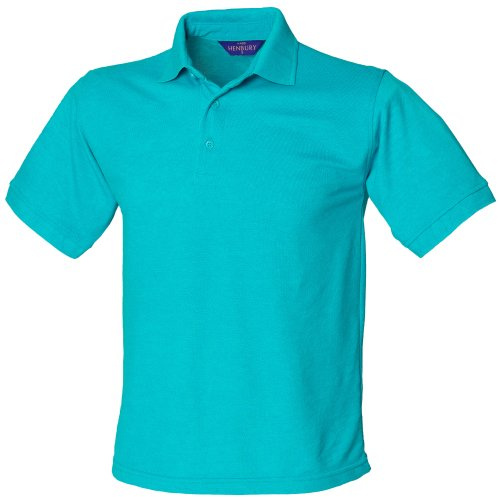 Henbury Mens Short Sleeved 65/35 Pique Polo Shirt