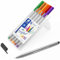 STAEDTLER 334 SB6 LA Fineliner triplus (ergonomische Dreikantform, hohe Qualität, superfeine Spitze, Brilliant Colours Set mit 6 brillanten Farben, Linienbreite 0,3 mm)