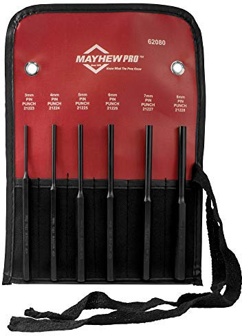 Mayhew MA4101K Punch Pin Set 6pc Metric