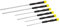 Rolson 28219 6 pc Long Reach Precision Screwdriver Set