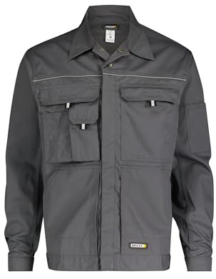 DASSY® Lugano DASSY® Lugano Zweifarbige Arbeitsjacke - Größe XS - FLASCHENGRÜN/SCHWARZ
