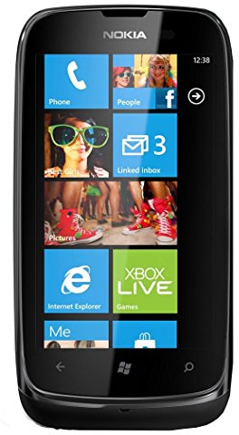 Nokia Lumia 610 Sim Free Mobile Phone - Black