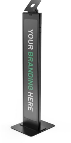Maclocks Brandable VESA Mount BrandMe Security Bodenständer - Kippbarer Display Bodenständer - Schwarz, 140B