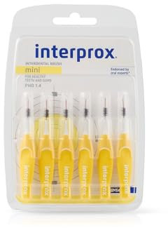 Interprox 4G Interdentalbürsten gelb mini 6 Stück Packung