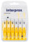 Interprox Plus Mini 6 Pezzi, Scovolino Dritto, Anti-Placca e Anti-Carie, indicato per spazi interprossimali piccoli (misura PHD 1.4)