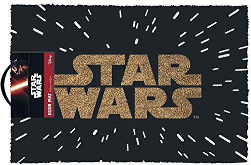 Star Wars GP85032 Logo Door Mat, Polyurethane, Multi-Colour, 40_x_60_cm