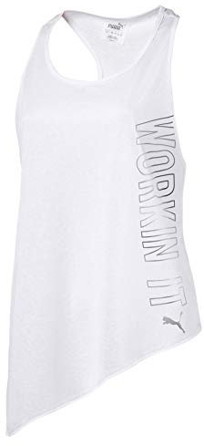PUMA A.C.E. Slogan Tank Top - White, X-Large