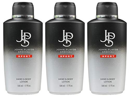 John Player Special Sport Hand & Body Lotion, 3 x 500 ml