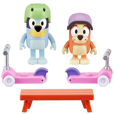 BlueY und Fahrzeug: Figuren (6,3–7,6 cm) mit beweglichen Gelenken, 2er-Pack