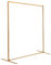 OUKANING 2x1,5M Hochzeitsbogen Metall, Quadrat Balloon Arch, Rosen Bogen Gold, Für Hochzeit Geburtstag Und Abschlussfeier (Stil: mit Spurstange)